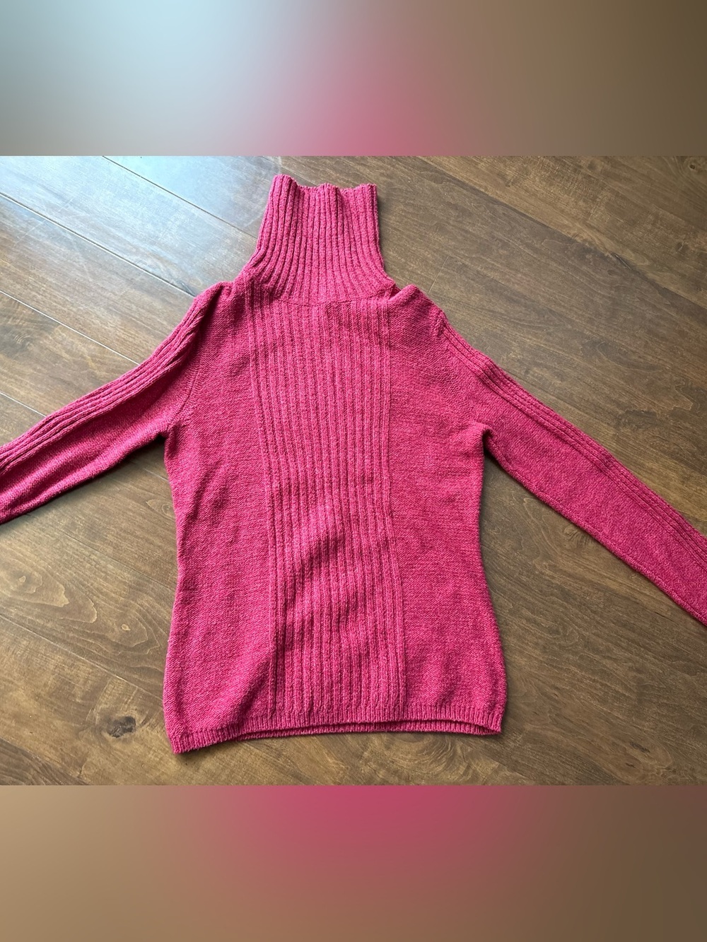 SUNDANCE Cotton Silk Blend Turtleneck Sweater M